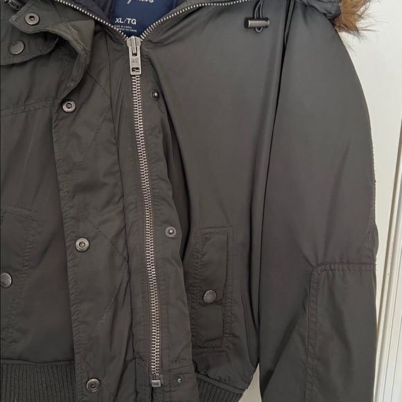 American Eagle Outfitters Jacket with Faux Fur Hood - Picture 4 of 6